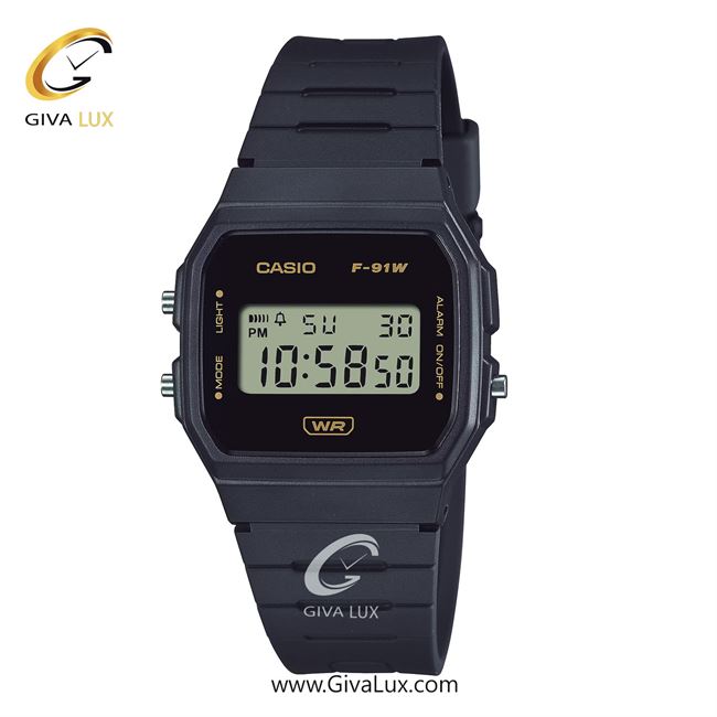 ساعت مچی اورجینال اسپرت-یونیسکس کاسیو Casio مشکی | مشکی| مشکی| کد رفرنس F-91WB-8ADF